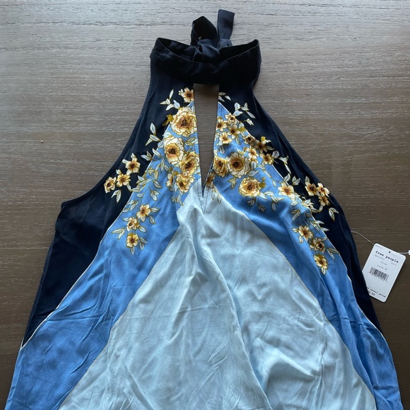 NWT Free People High Neck Mini Dress - Picture 1 of 4